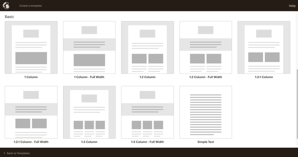 Modelos para layout de e-mail marketing